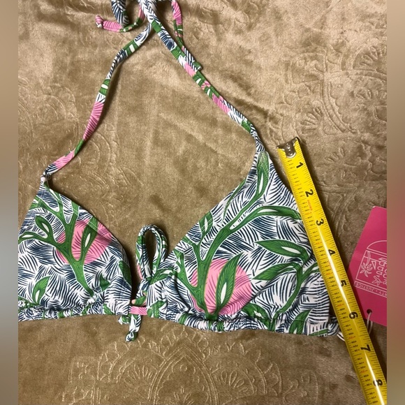 NWT tropical print halter bikini top regular size medium by Liberty & Justice - Picture 7 of 14